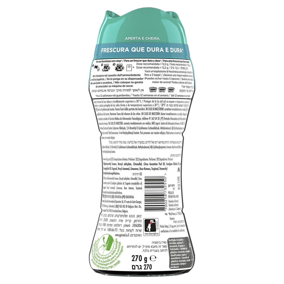 Perlas unstoppables fresh Lenor 270g