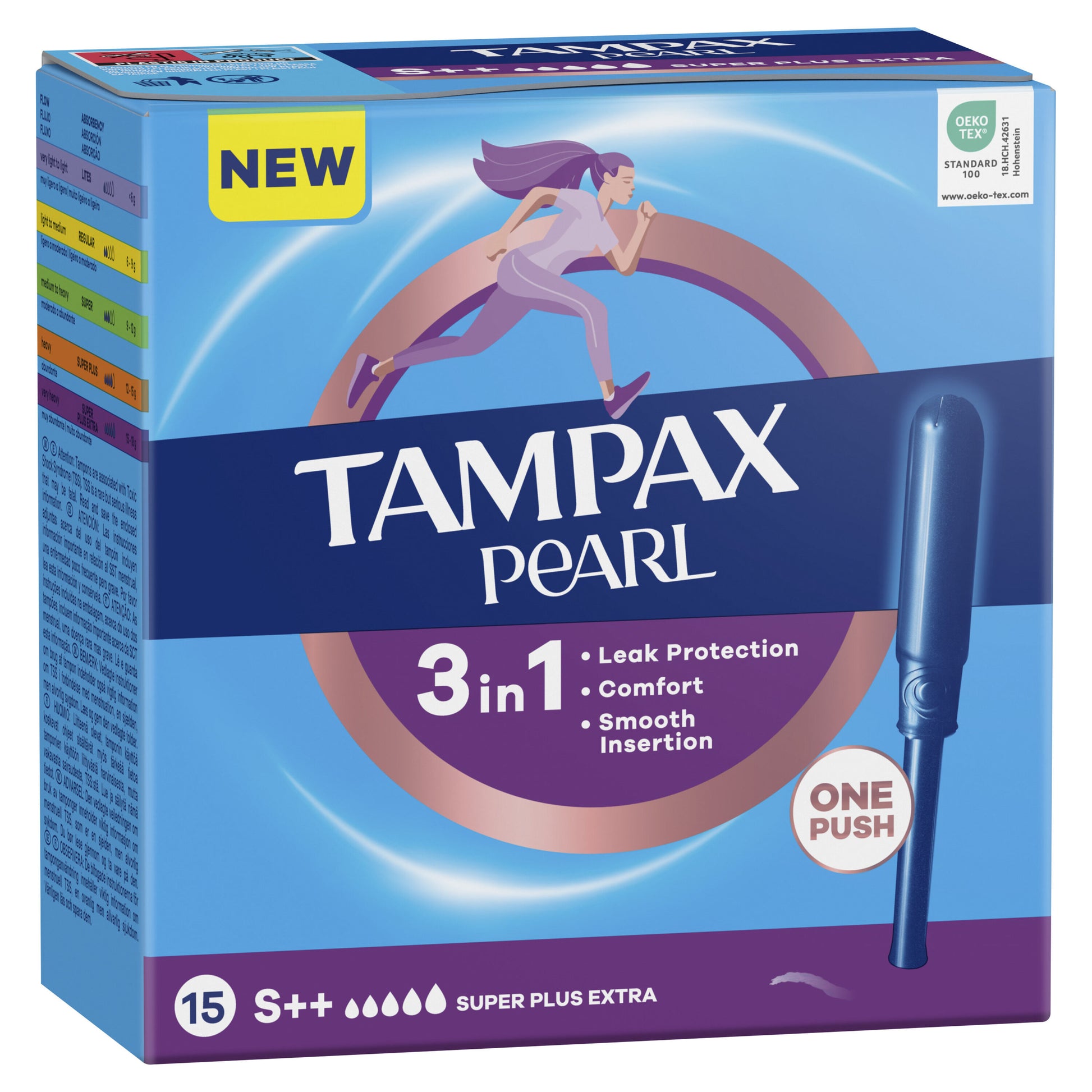 Tampones pearl ultra Tampax 15u