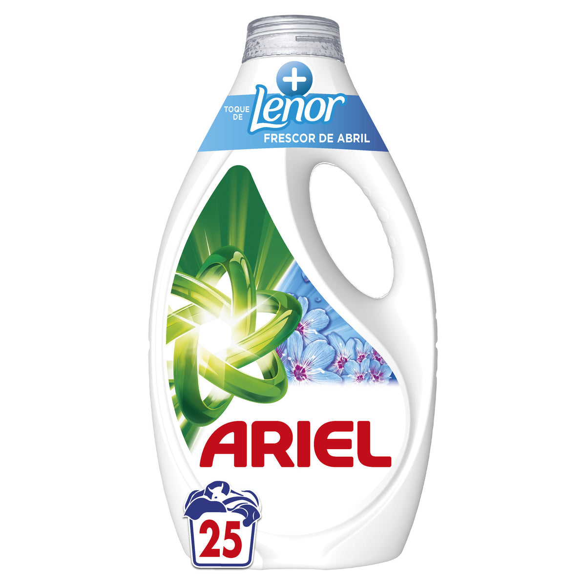 Detergente líquido frescor de abril Ariel 25d