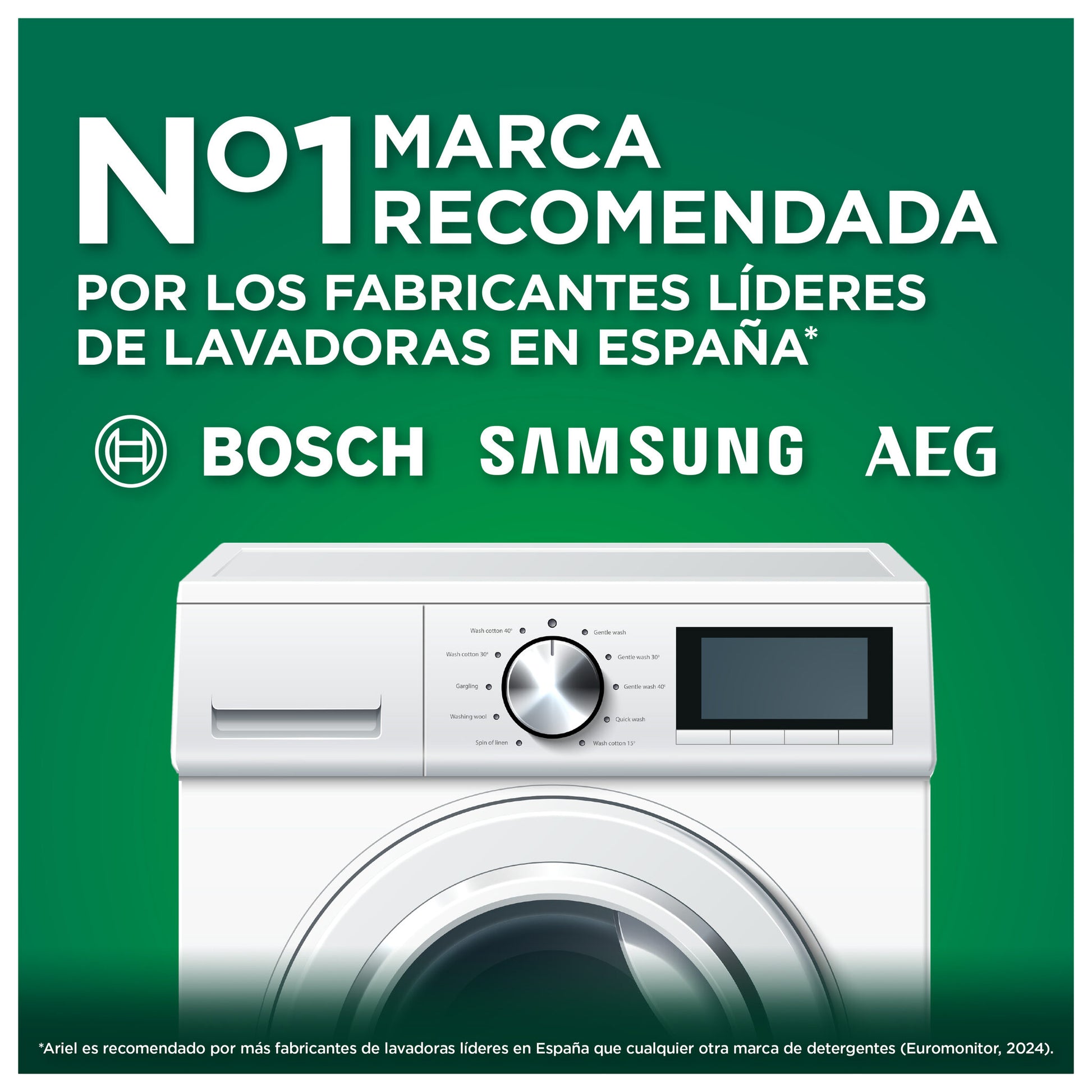 Detergente líquido original Ariel 80d