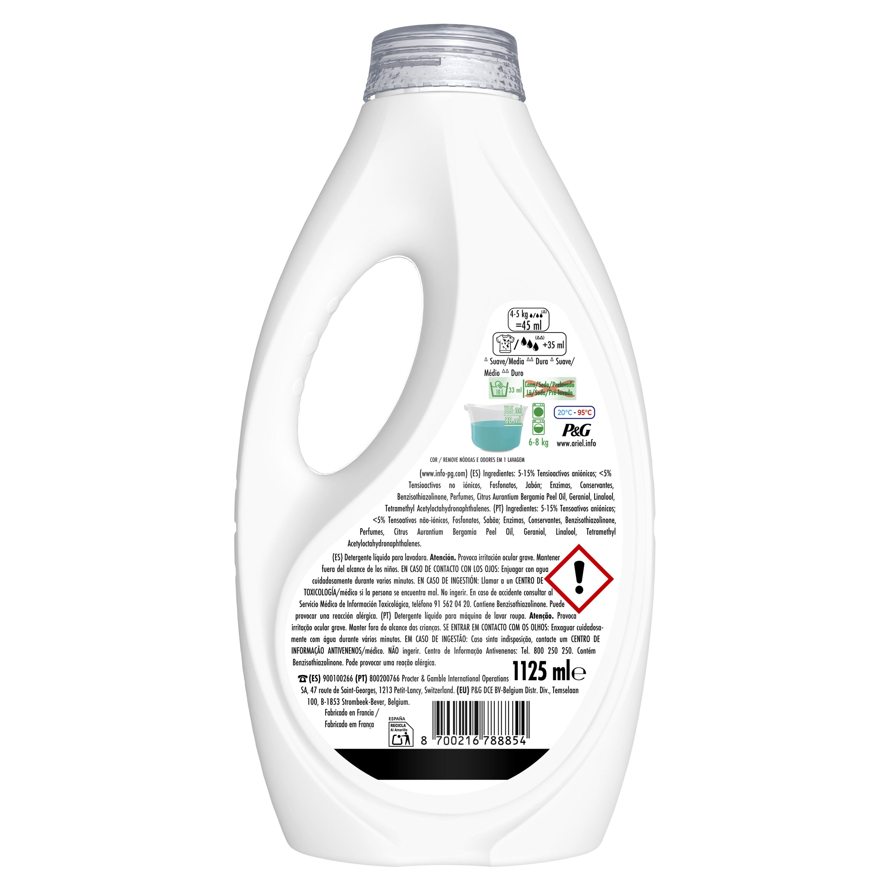 Detergente liquido color Ariel 25d