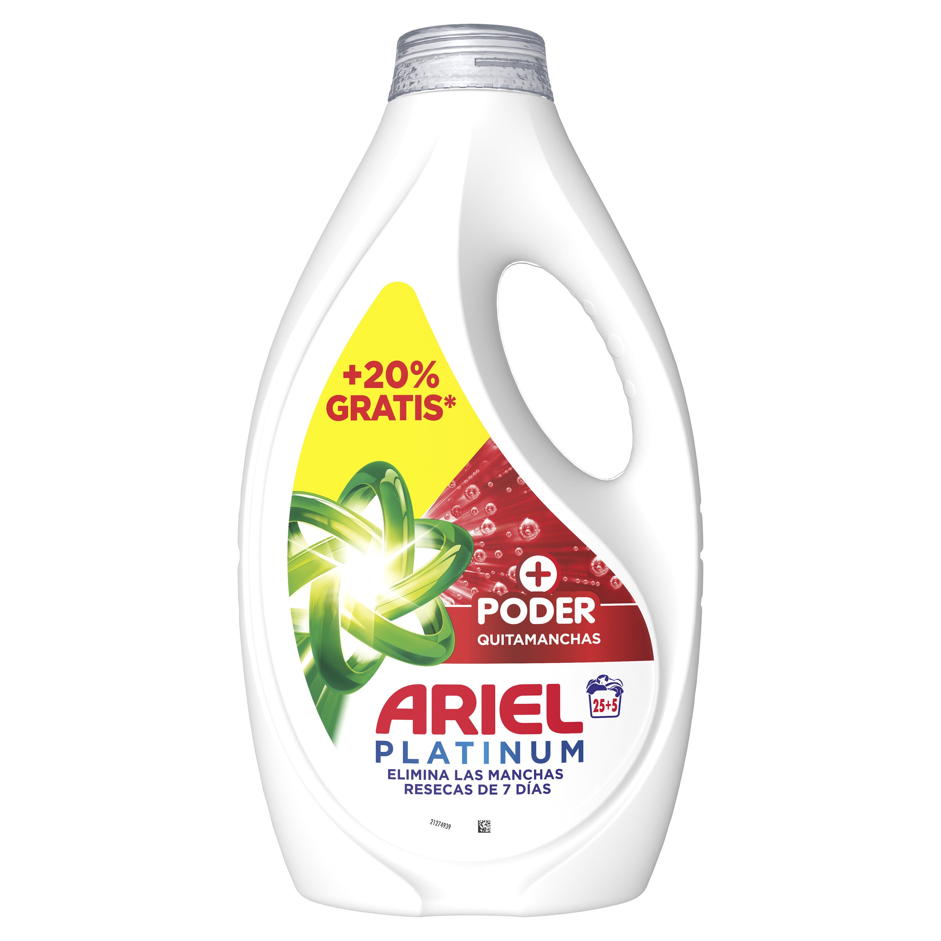Detergente líquido oxi Ariel25d
