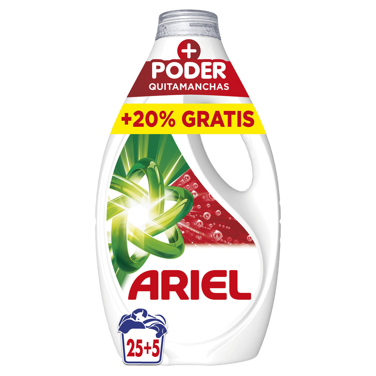 Detergente líquido oxi Ariel25d