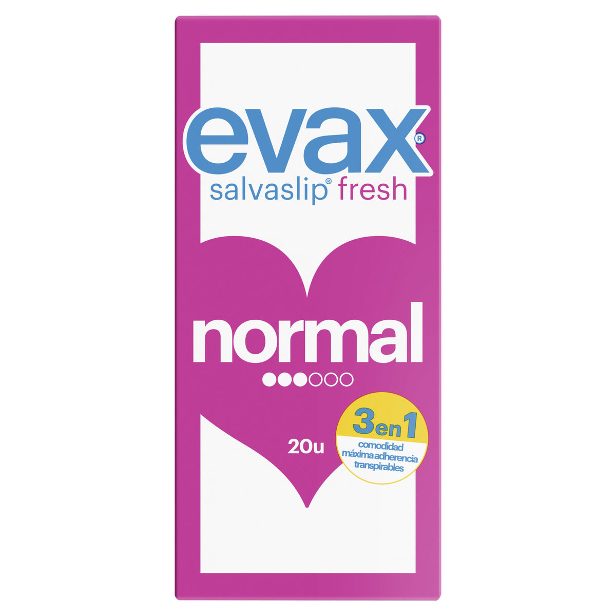 Protegeslips normal Evax 20u