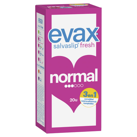 Protegeslips normal Evax 20u La Despensa