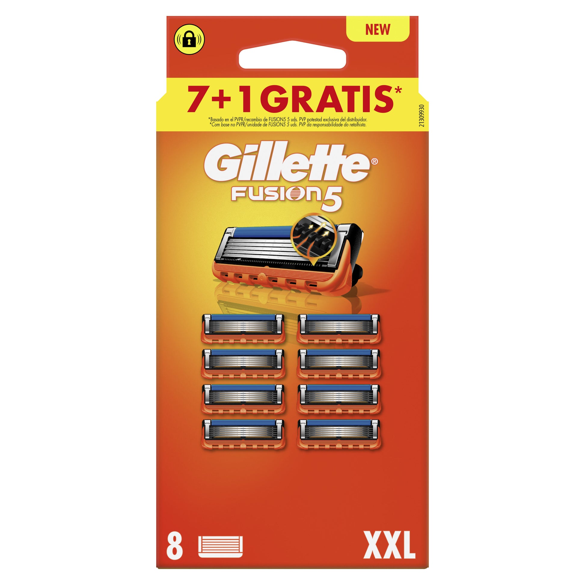 Recambios maquinilla fusion 5 Gillette 8