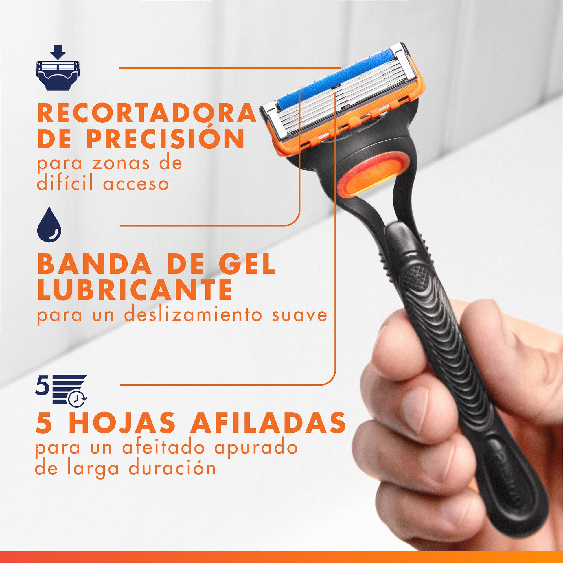 Recambios maquinilla fusion 5 Gillette 8