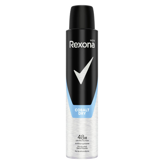 Desodorante spray hombre cobalt antitranspi 48h Rexona motion sense 200ml La Despensa