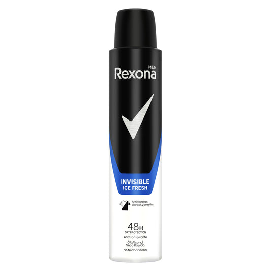 Desodorante spray hombre invisible antitranspi 48h Rexona motion sense 200ml La Despensa
