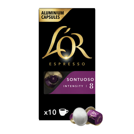 Café cápsula espresso sontuoso l'or p10 0.52g La Despensa