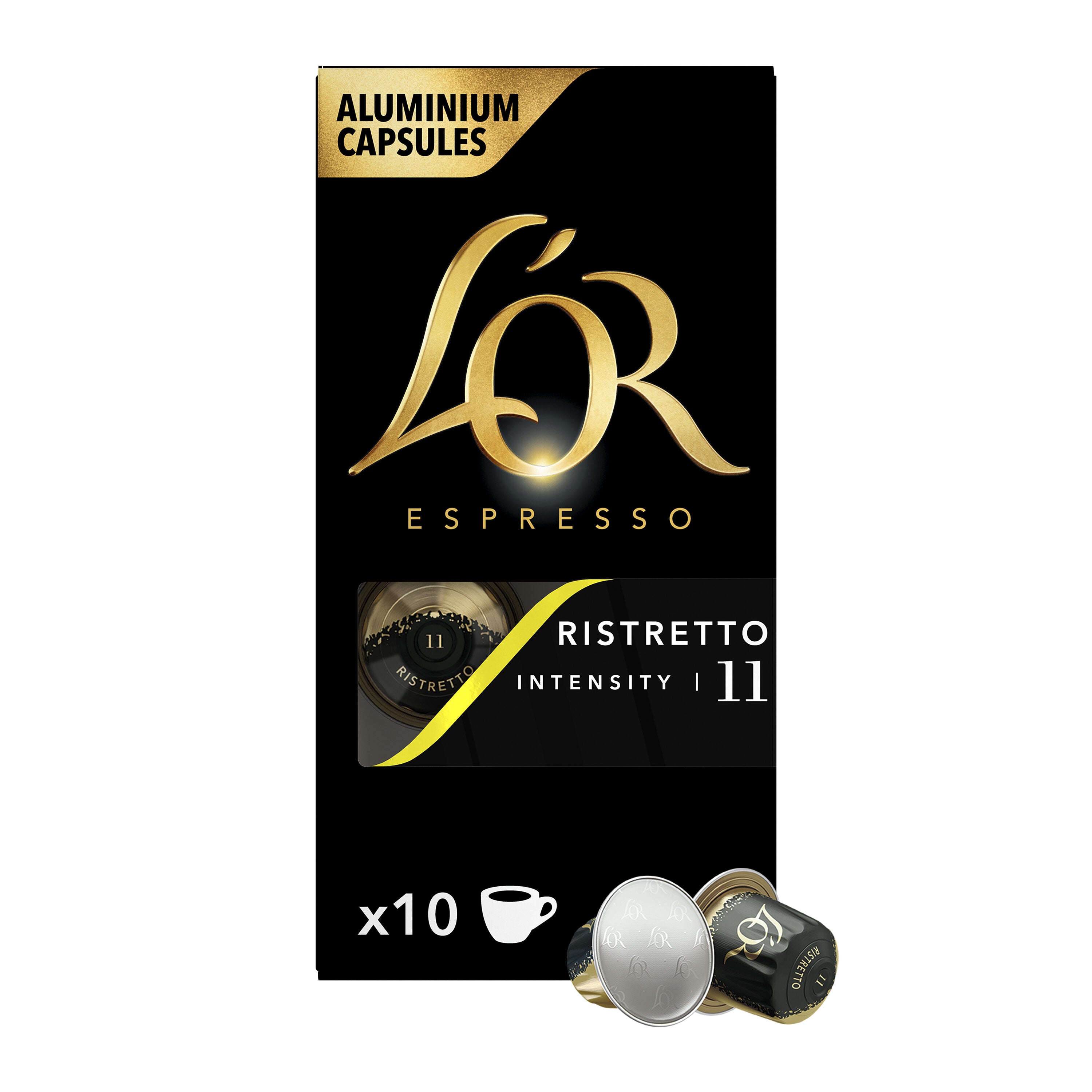 Cafe capsulas ristretto Lor 10u 0.52g