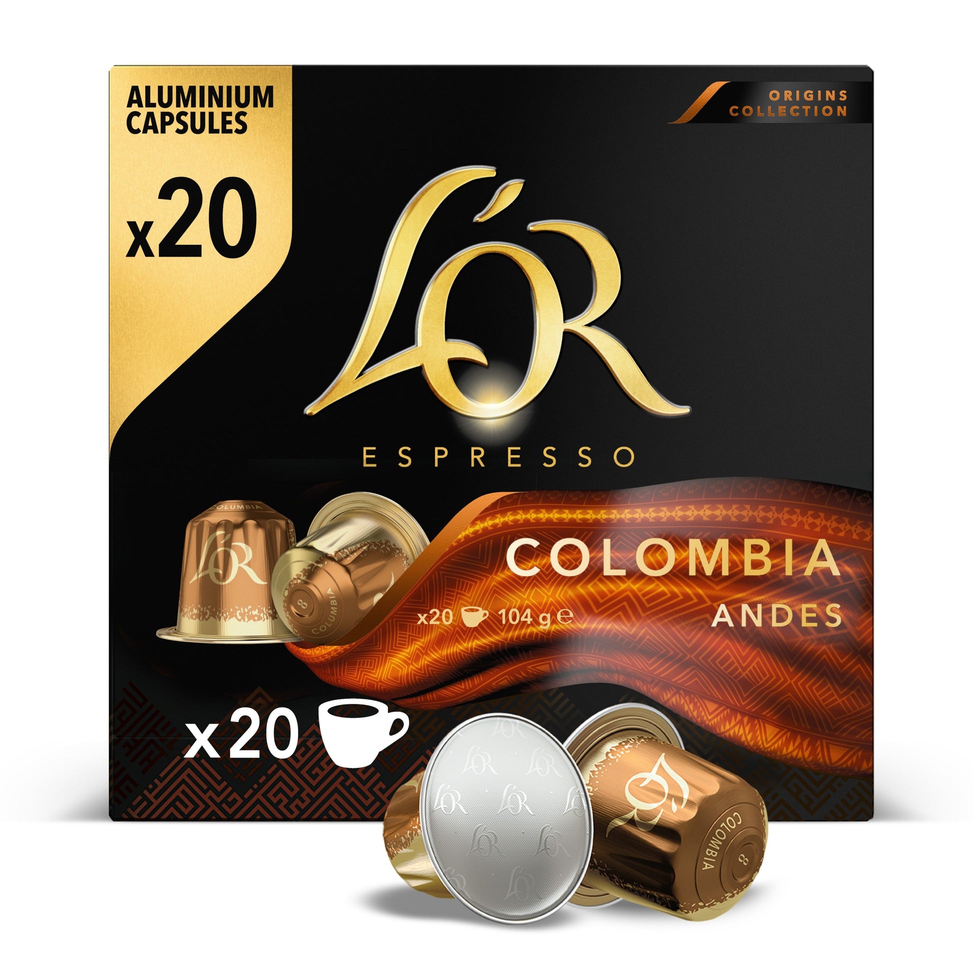 Cafe capsulas colombia Lor p20  104g