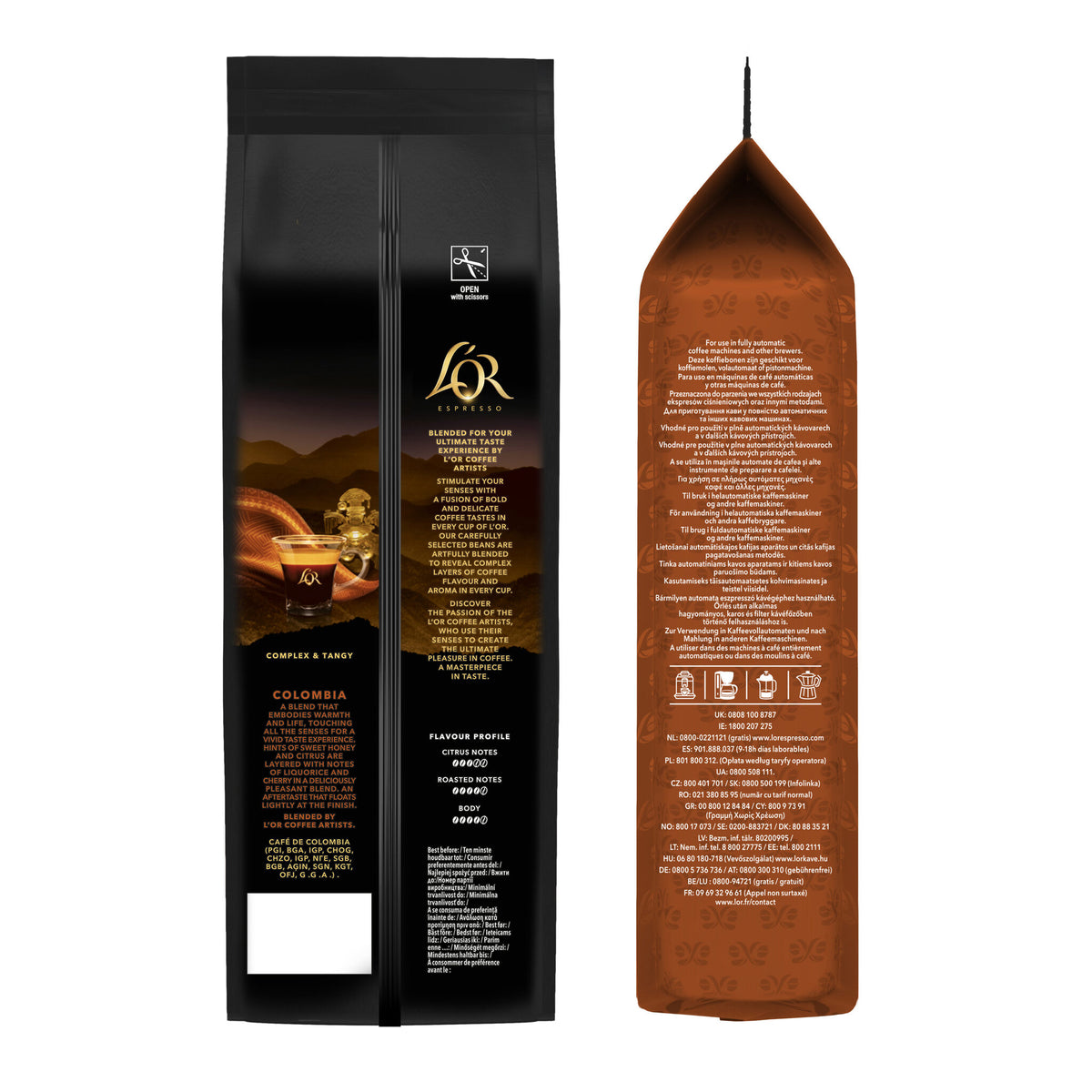 Cafe grano colombia Lor 500g