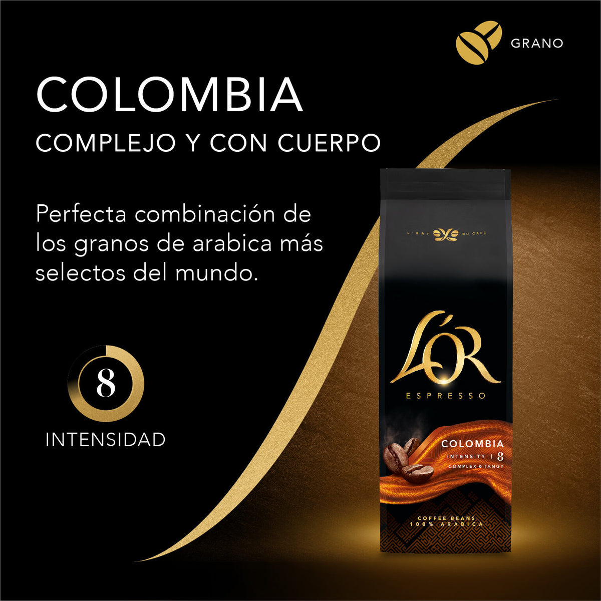 Cafe grano colombia Lor 500g