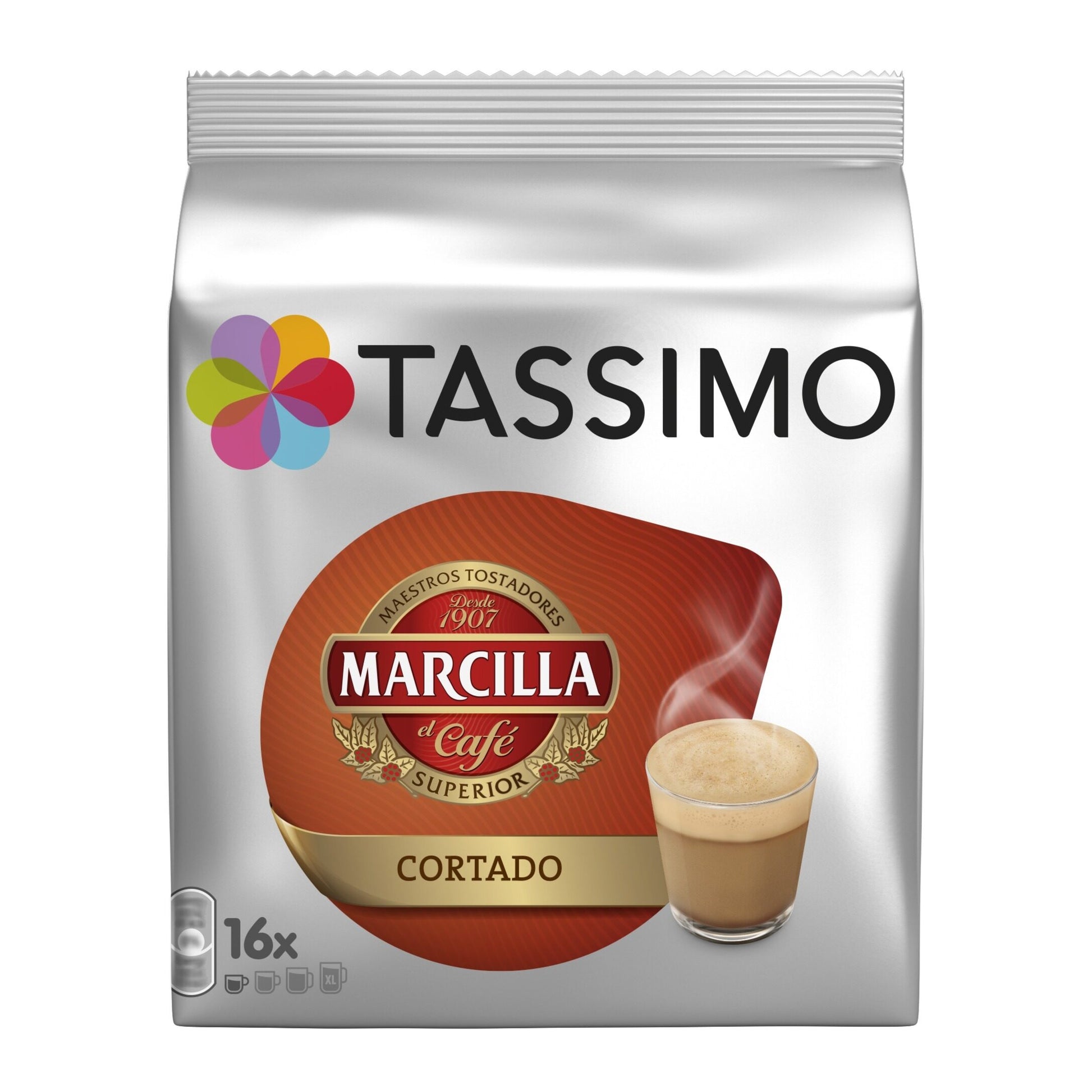 Cafe cotado tassimo Marcilla p16u