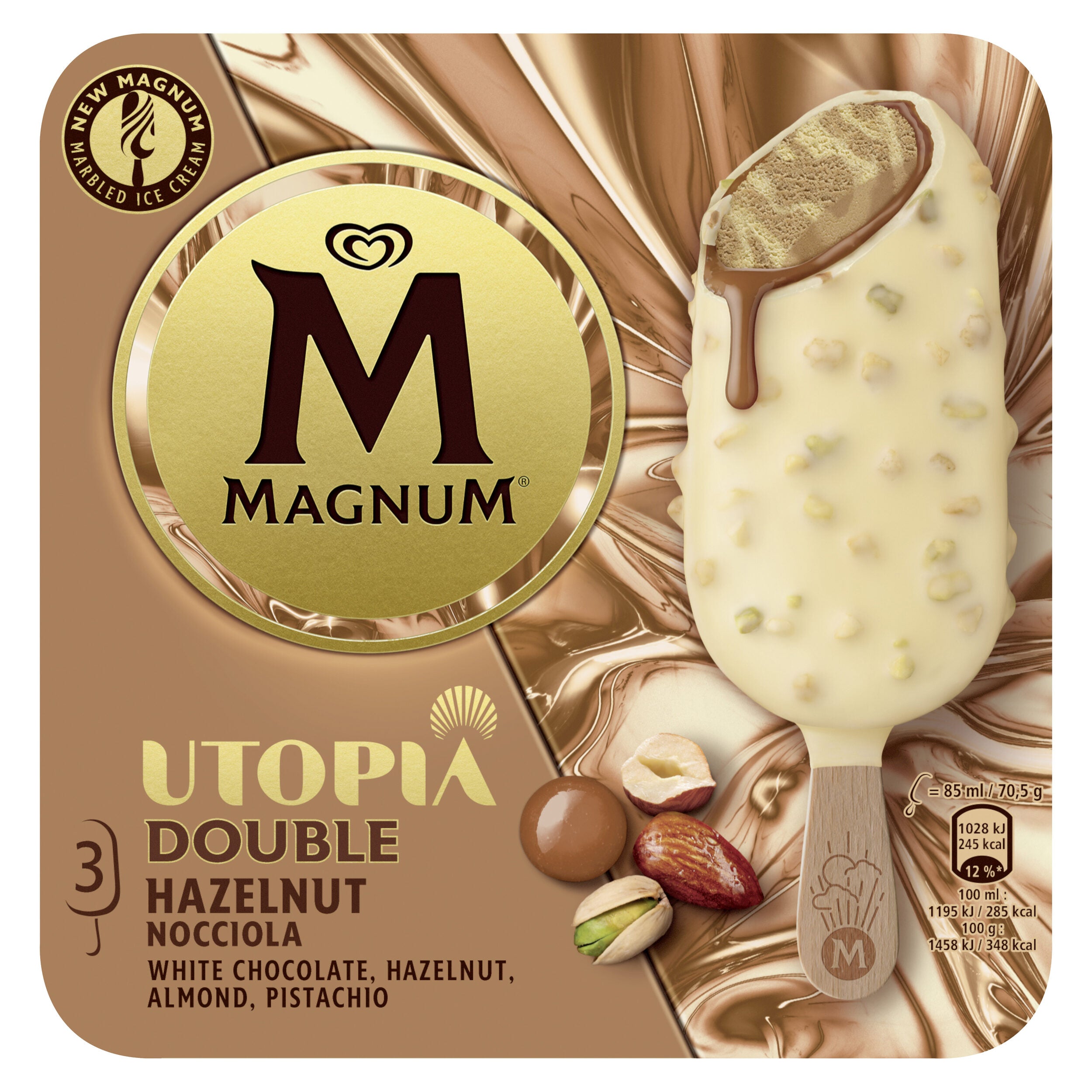 Bombon nocciola Magnum p3x85ml