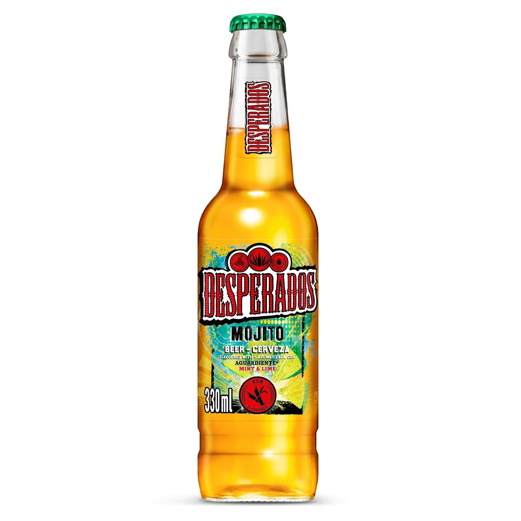 Cerveza especial mojito cristal Desperados mojito 330ml