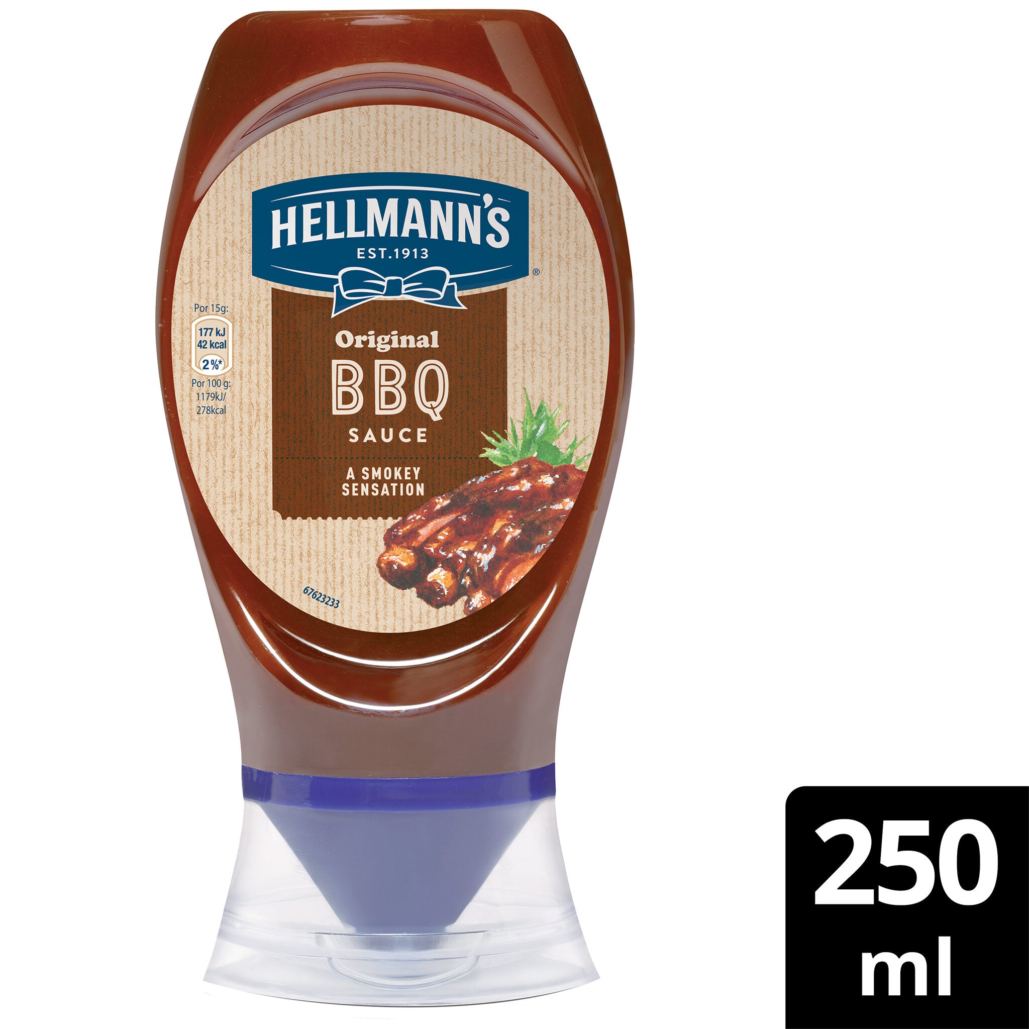 Salsa original bbq Hellmans 250ml