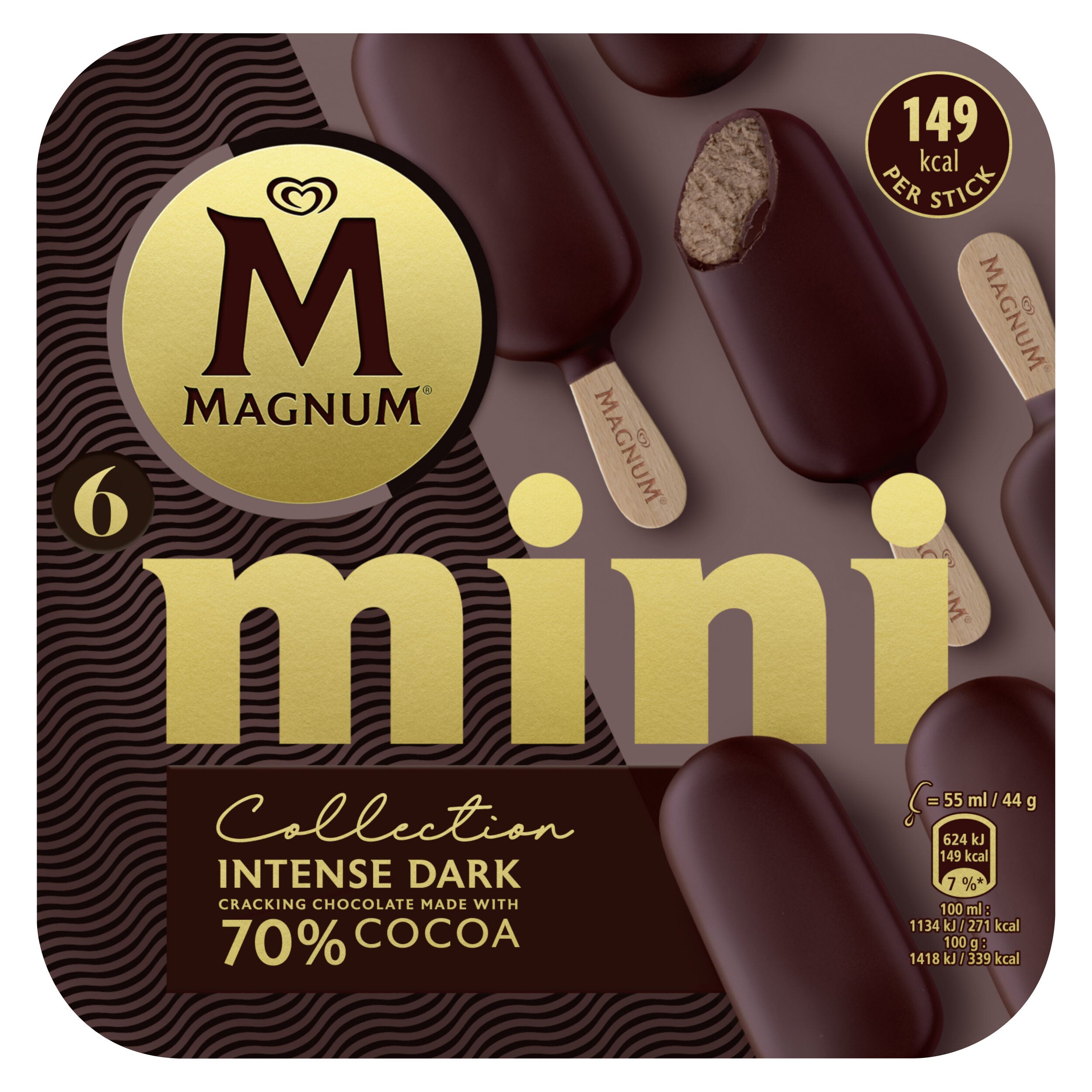 Bombon mini intense dark Magnum p6x55ml