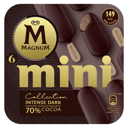 Bombon mini intense dark Magnum p6x55ml La Despensa