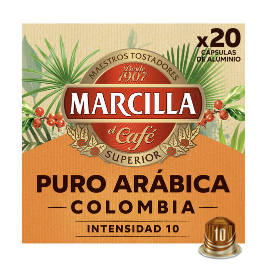 Café cápsula colombia Marcilla p20 104g La Despensa