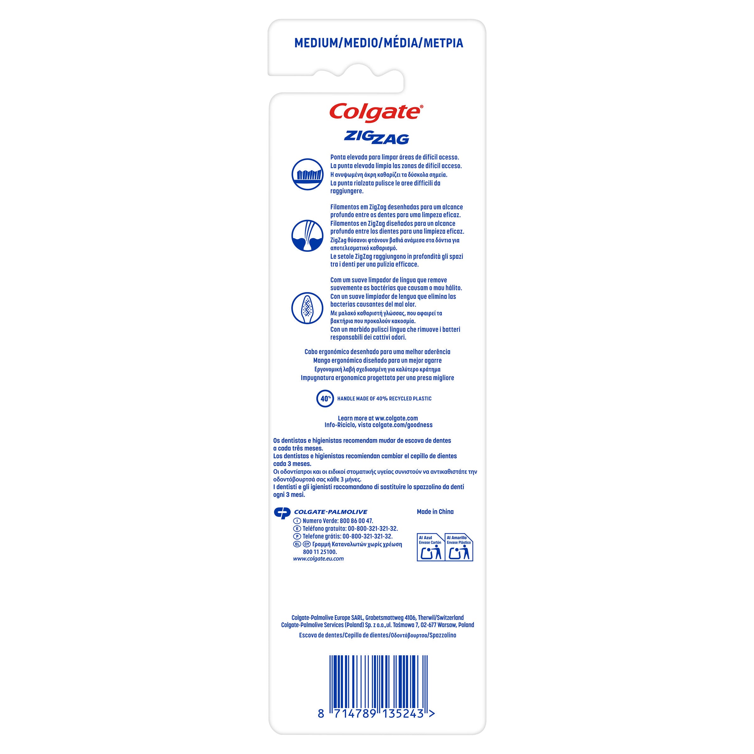 Cepillo antibacterias Colgate p3