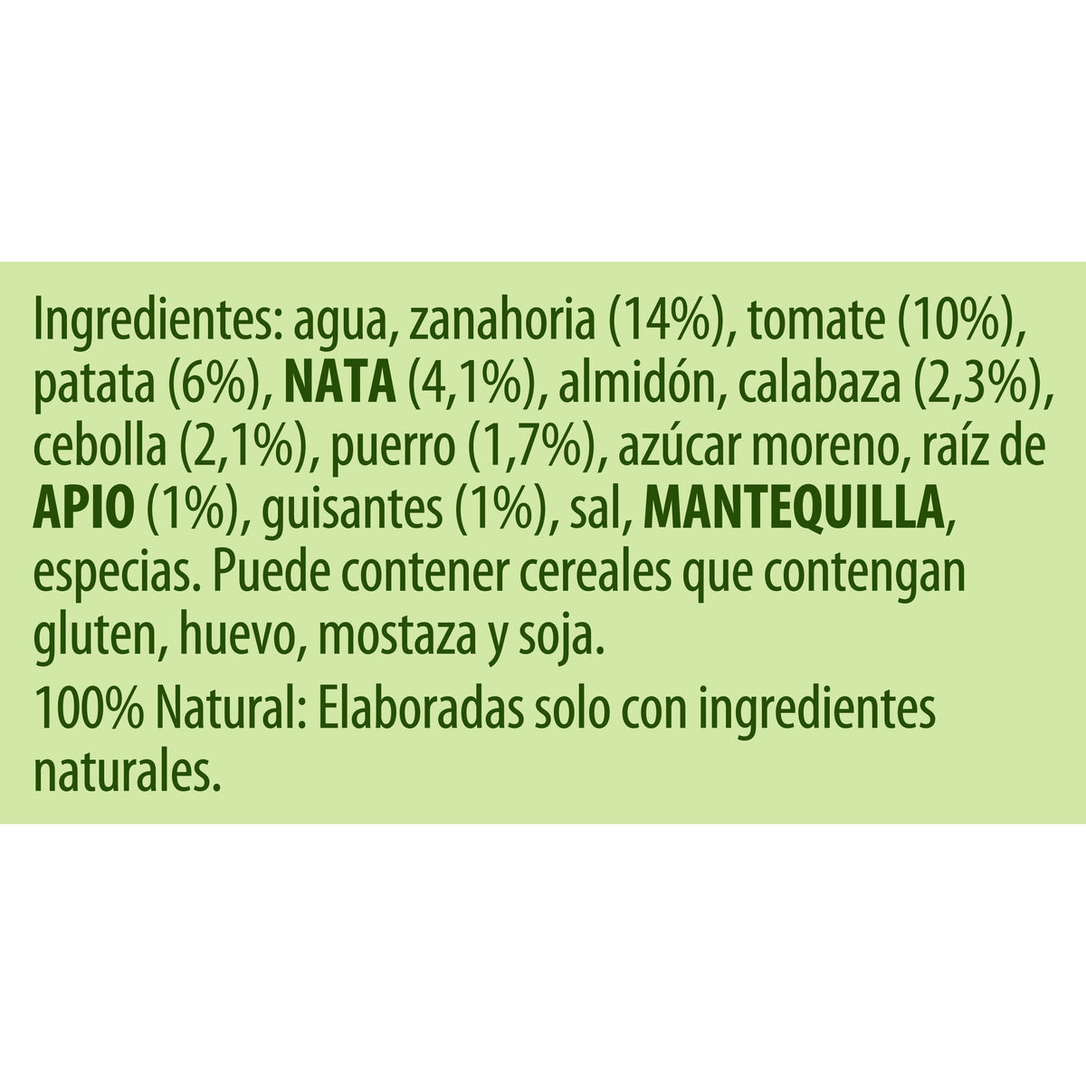 Crema verdura de alicia Knorr 500ml