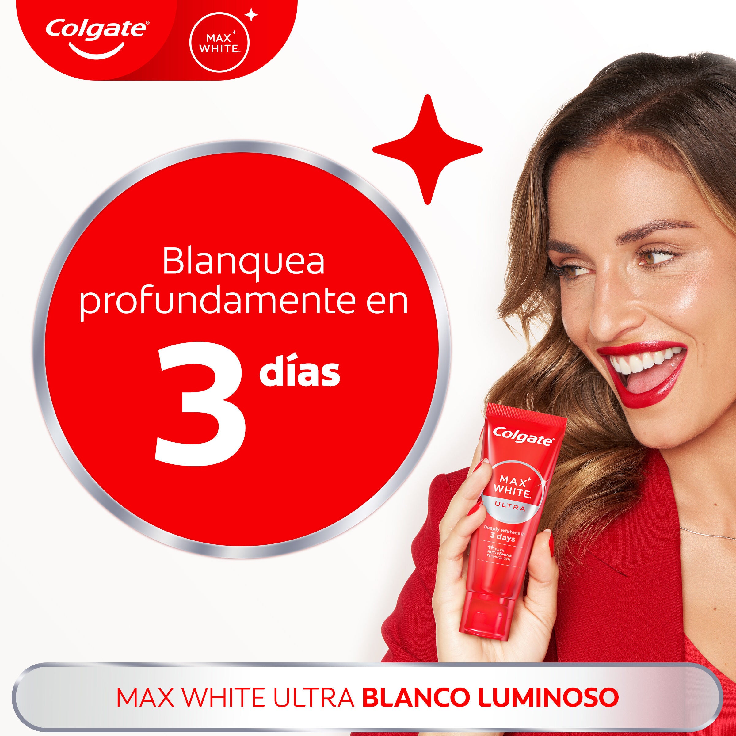 Dentrífico max white ultra Colgate 50ml