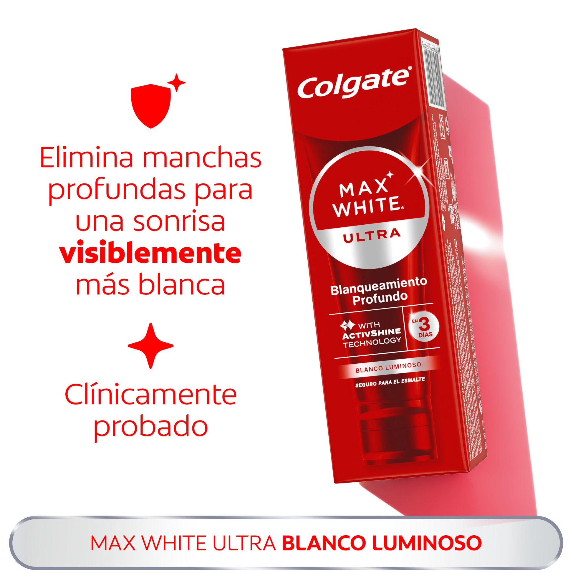 Dentrífico max white ultra Colgate 50ml