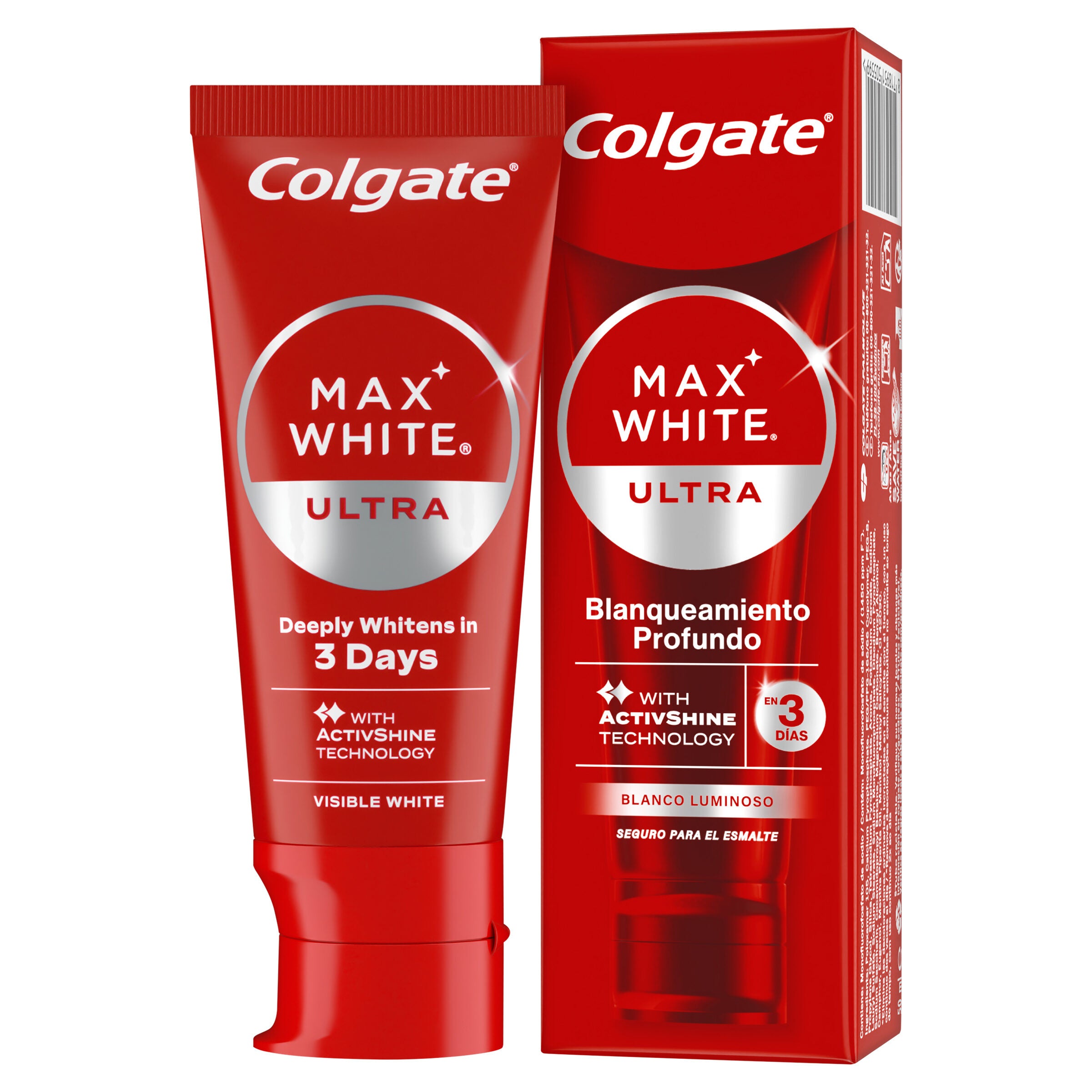 Dentrífico max white ultra Colgate 50ml