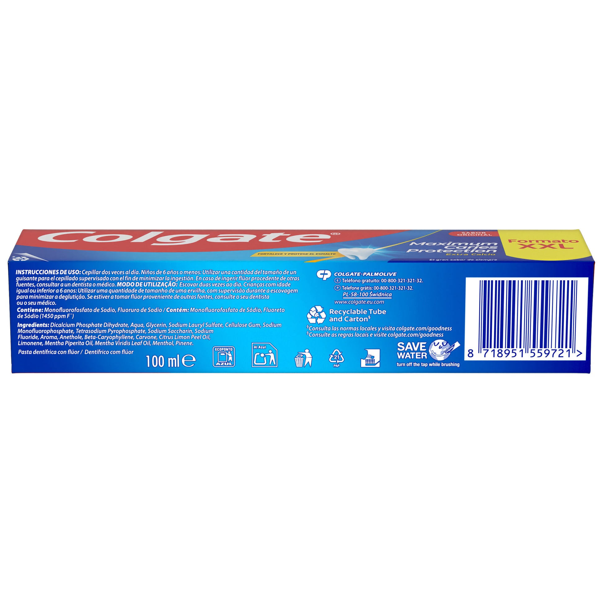 Dentífricos caries Colgate 100ml