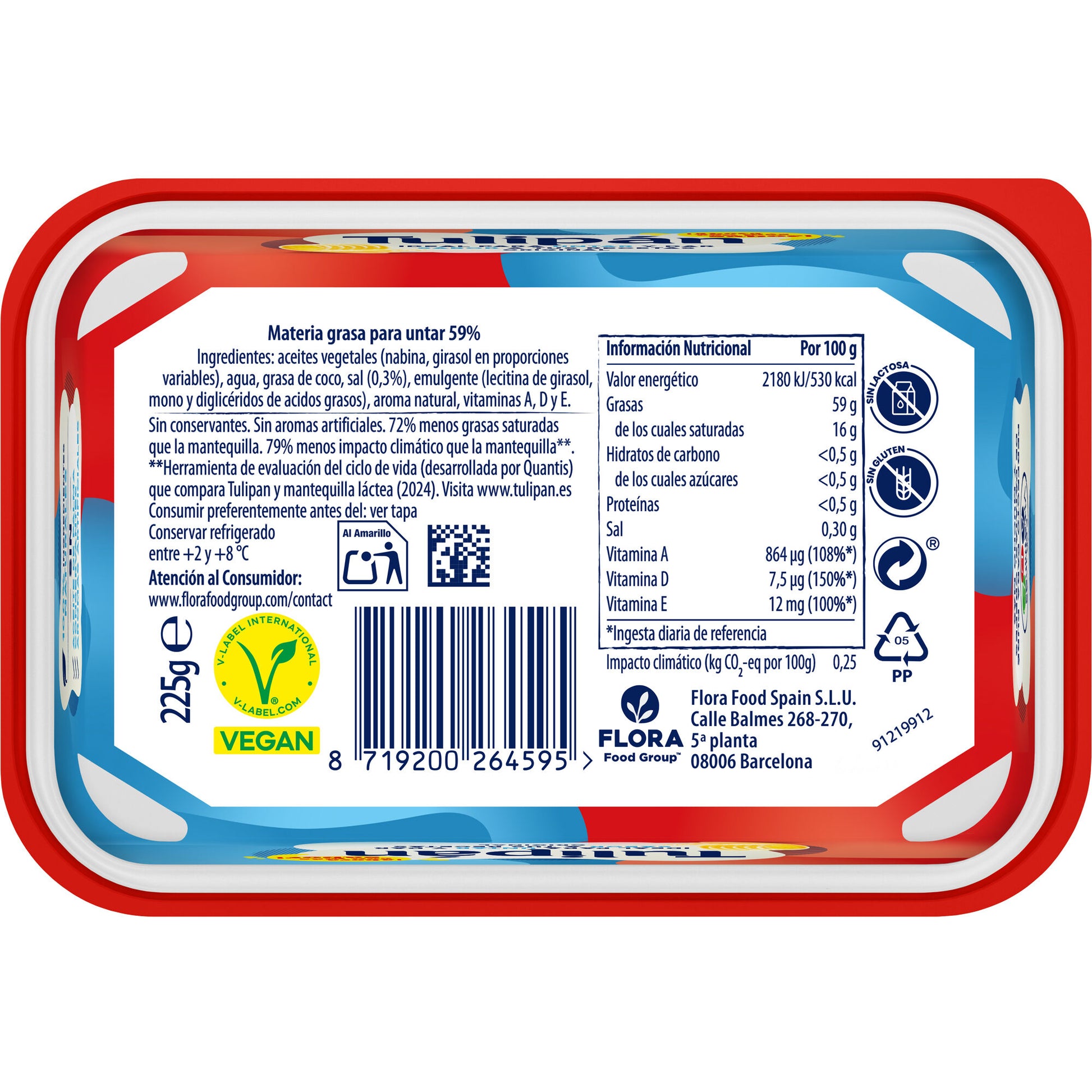 Margarina  Tulipan 225g