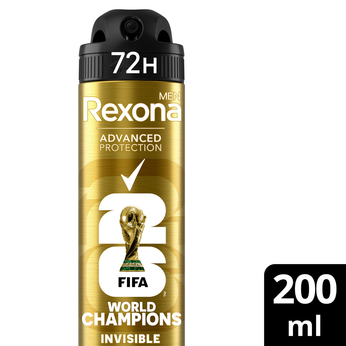 Desodorante spray invisible men Rexona 200ml