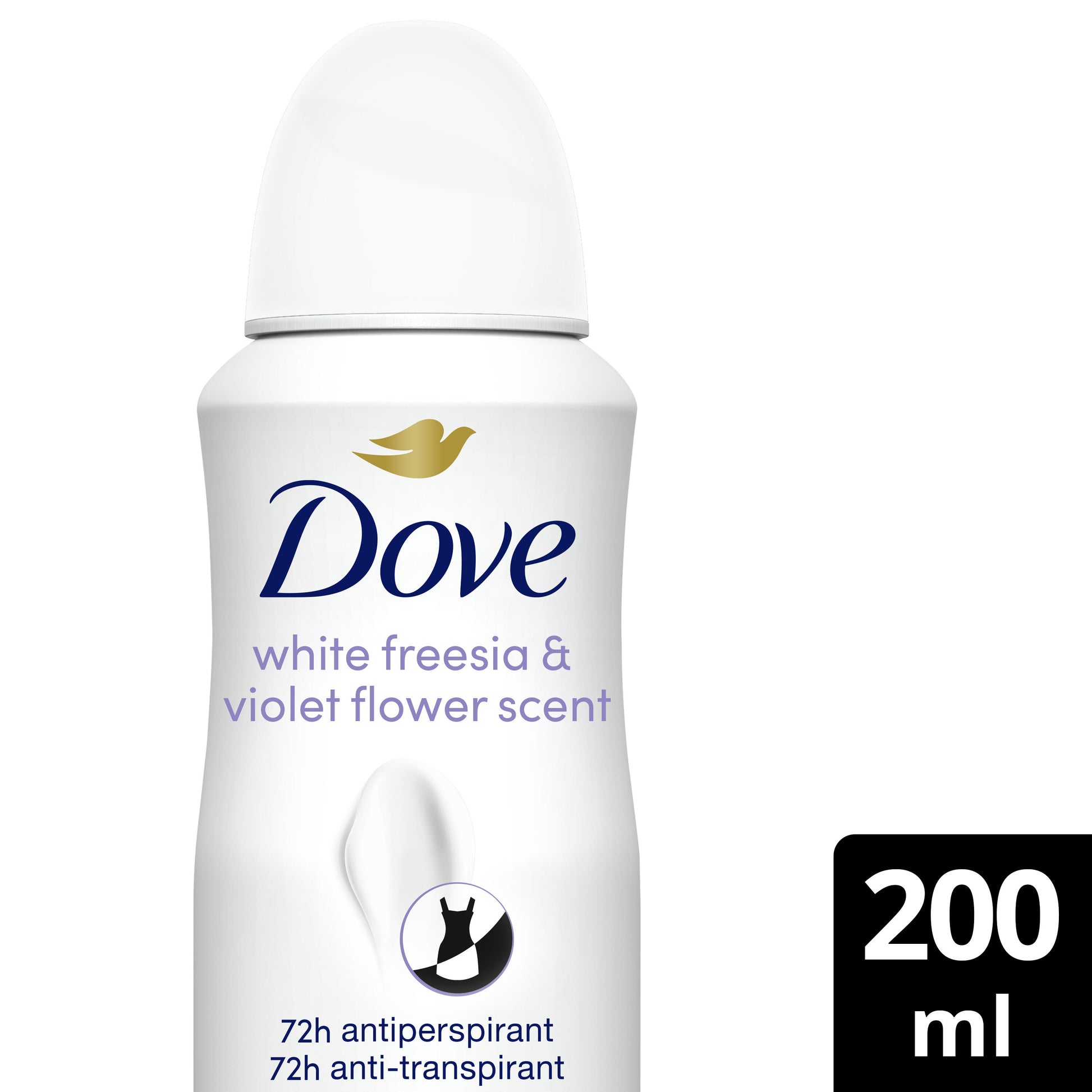 Desodorante spray mujer dry 0% alcohol 48h Dove 200ml