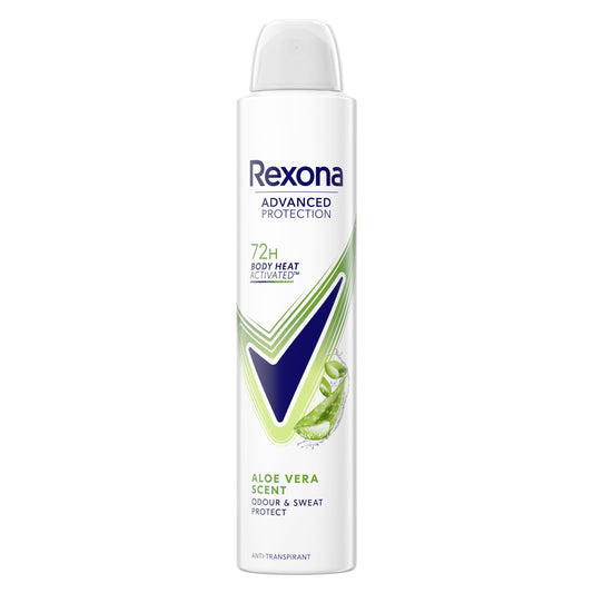 Desodorante spray mujer aloe vera 0% alcohol 48h Rexona motion sense 200ml La Despensa