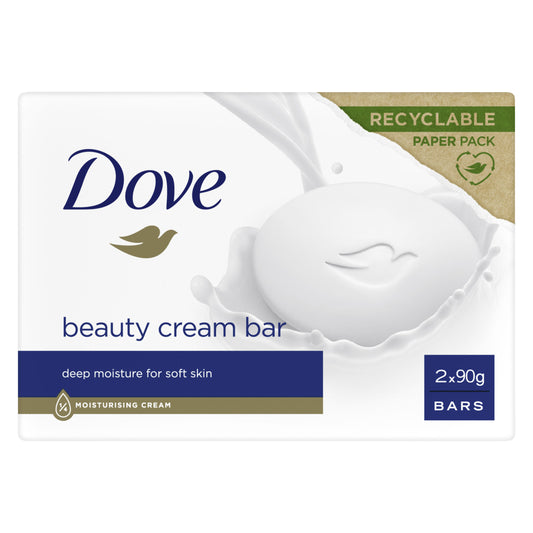 Pastilla jabón tocador  Dove p2 90g/u La Despensa