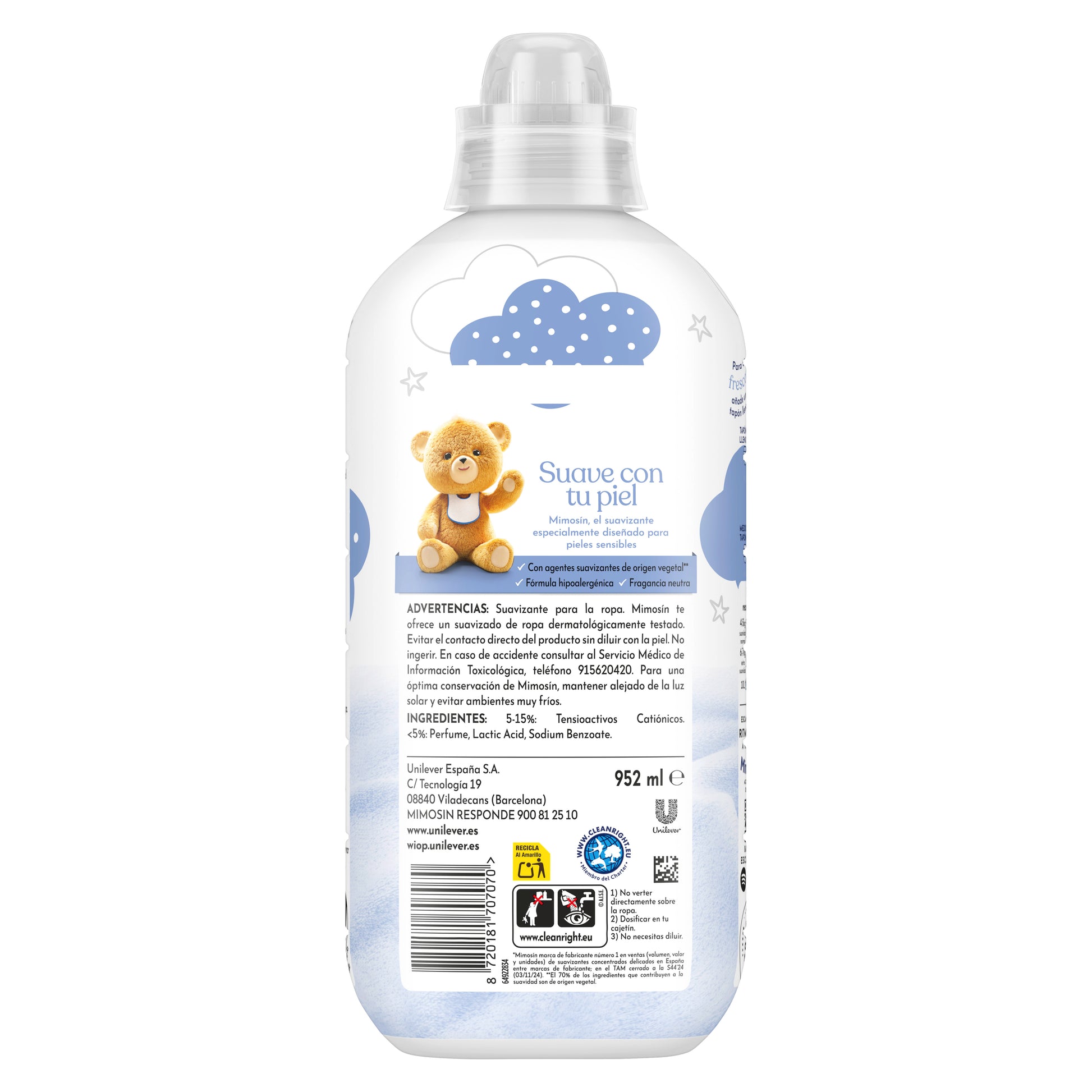 Suavizante concentrado caricias Mimosin 56d