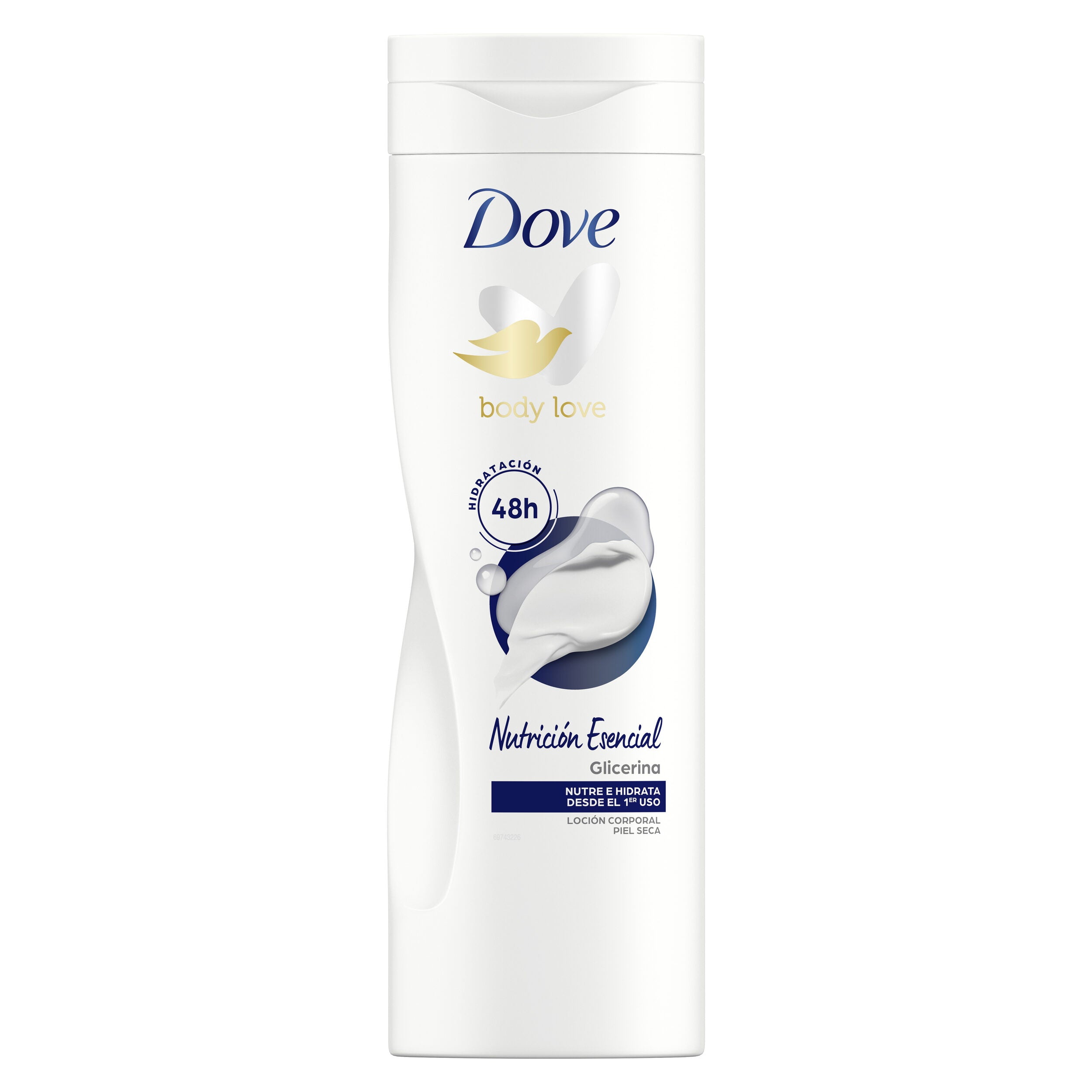 Loción corporal nutritiva Dove 400ml