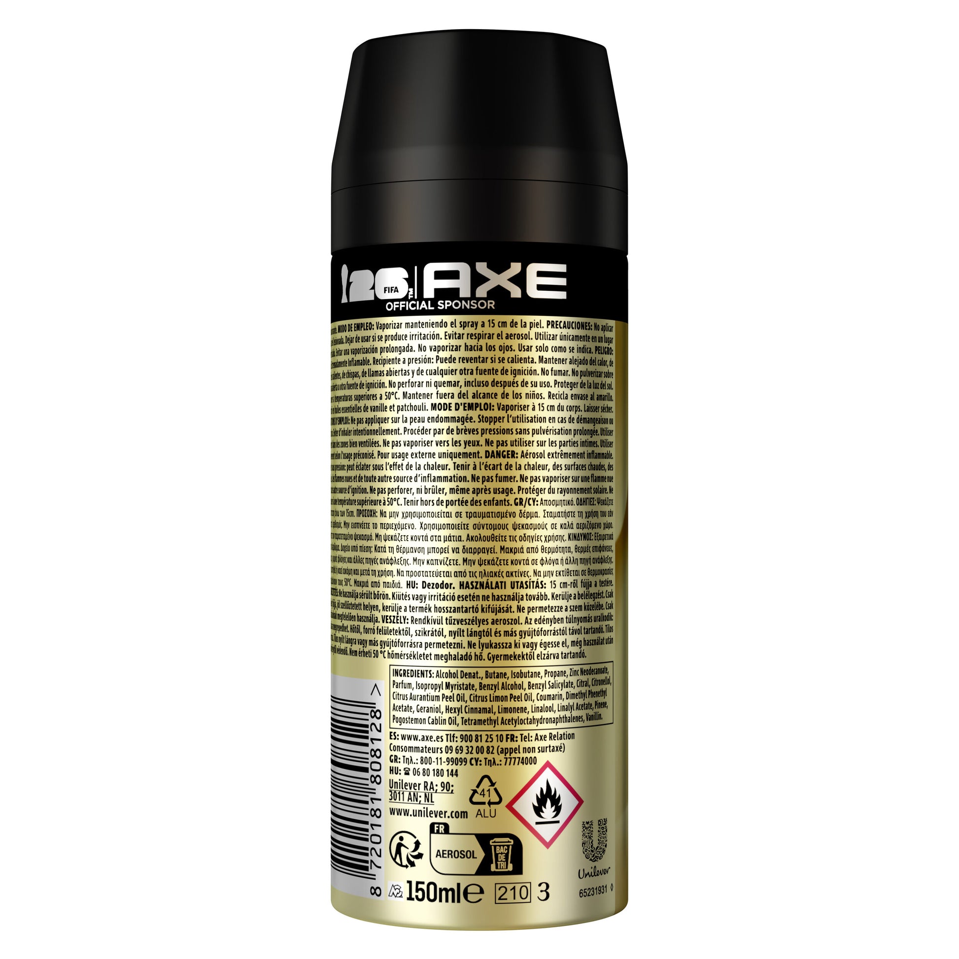 Desodorante spray smashmellow Axe 150ml