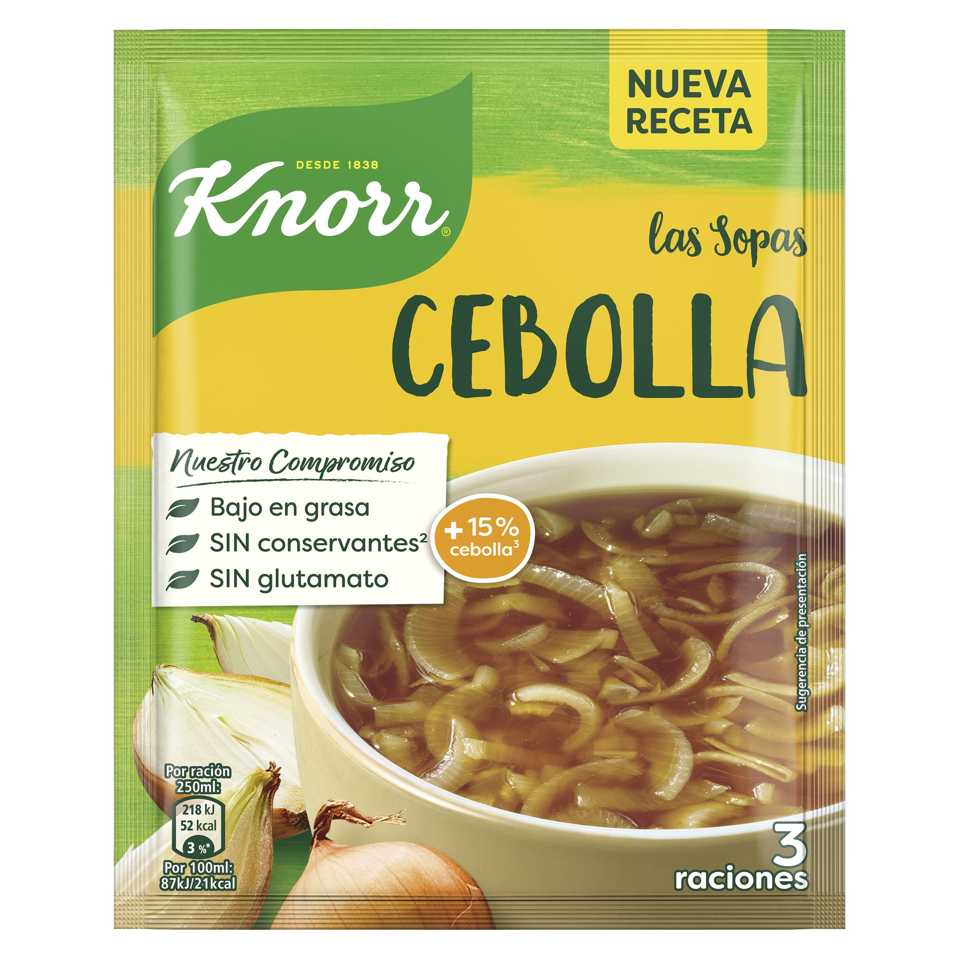 Sopa sobre cebolla Knorr 46g