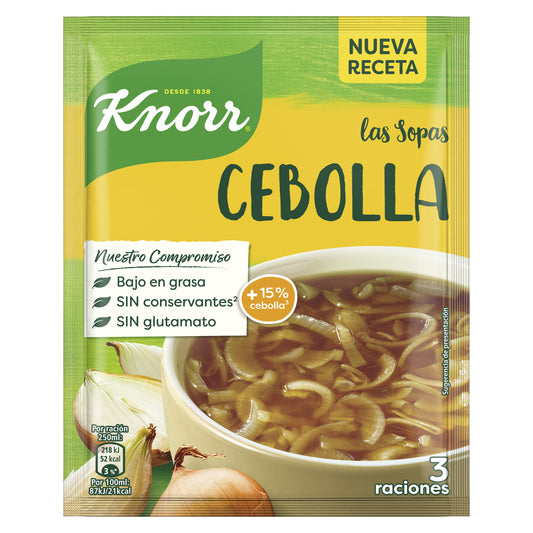 Sopa sobre cebolla Knorr 46g La Despensa