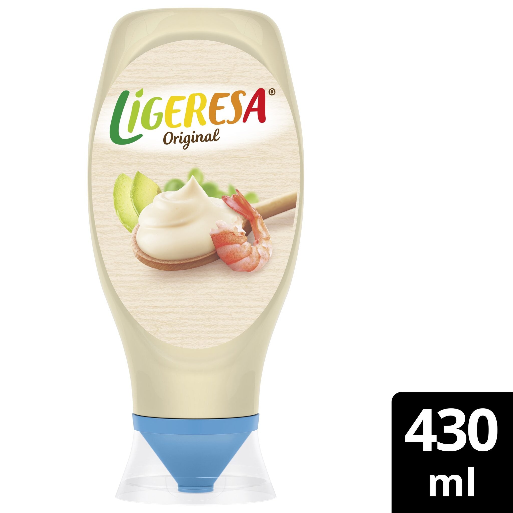 Mayonesa ligera bocabajo Ligeresa 430ml