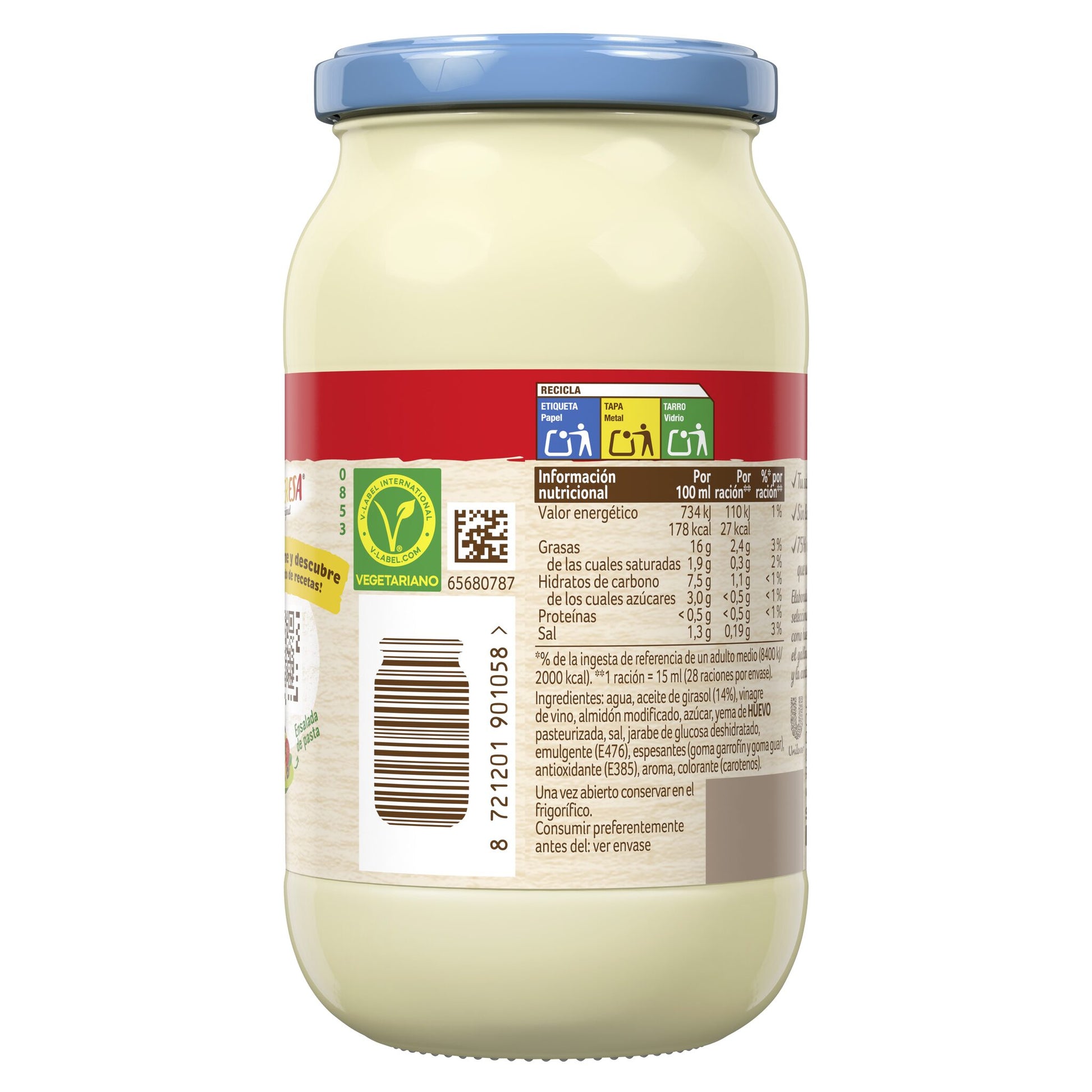 Mayonesa ligera cristal Ligeresa 425ml