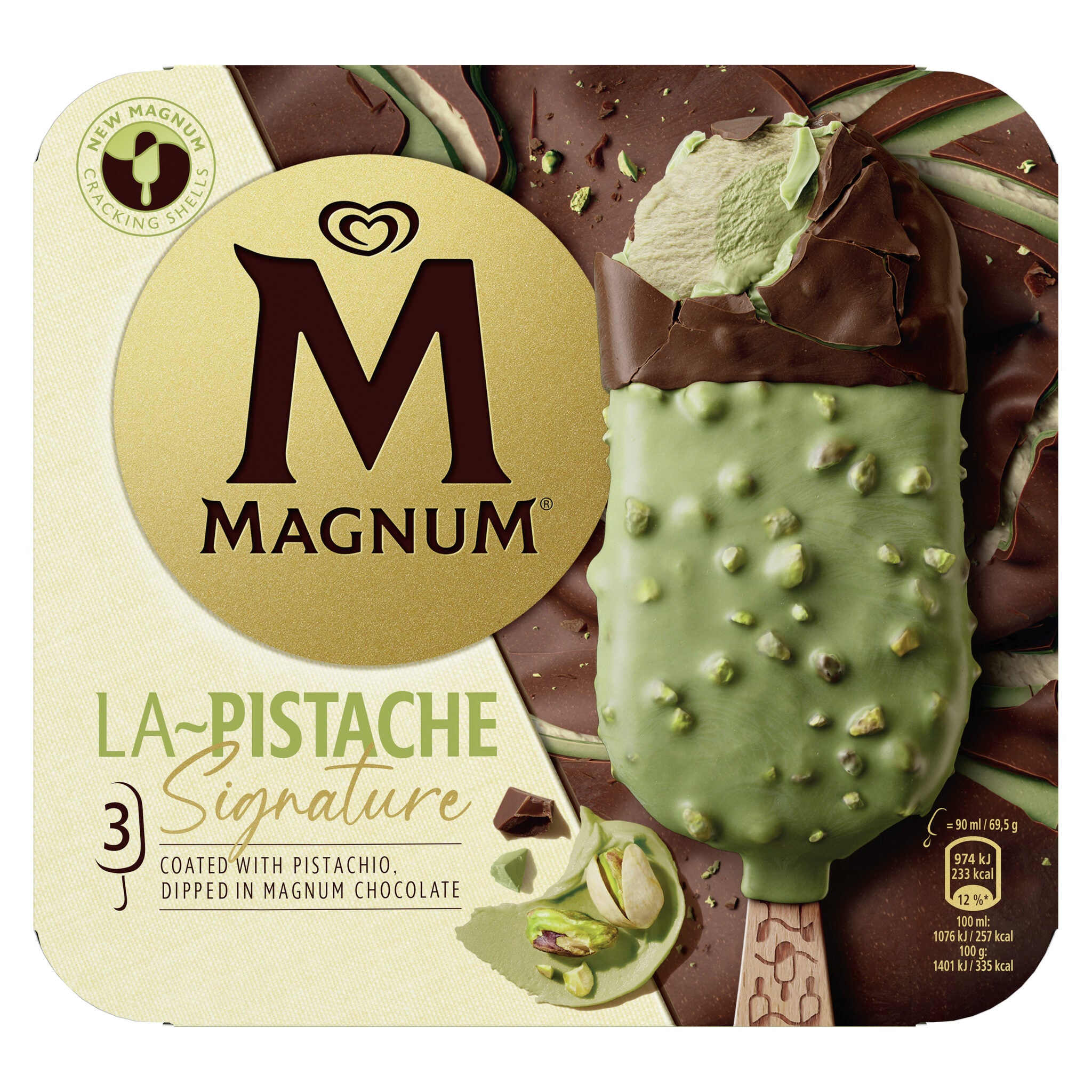 Bombon pistacho Magnum p3 85ml/u