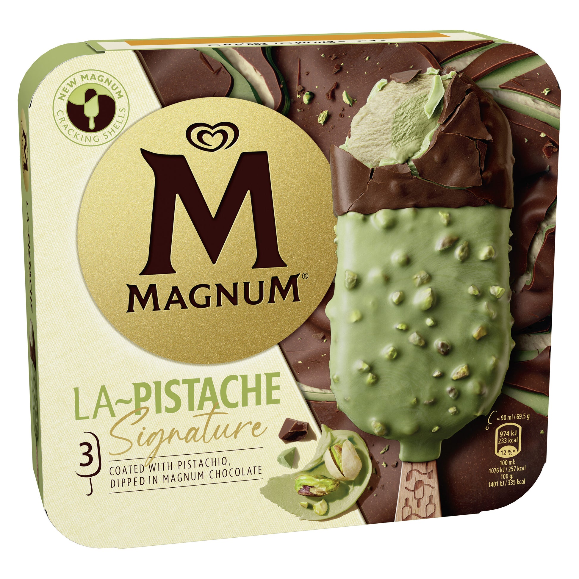 Bombon pistacho Magnum p3x85ml