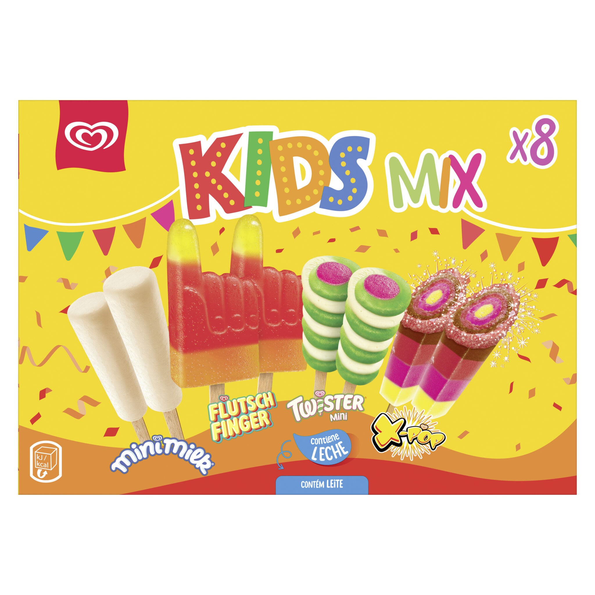 Helado kids mix Frigo p8x50ml