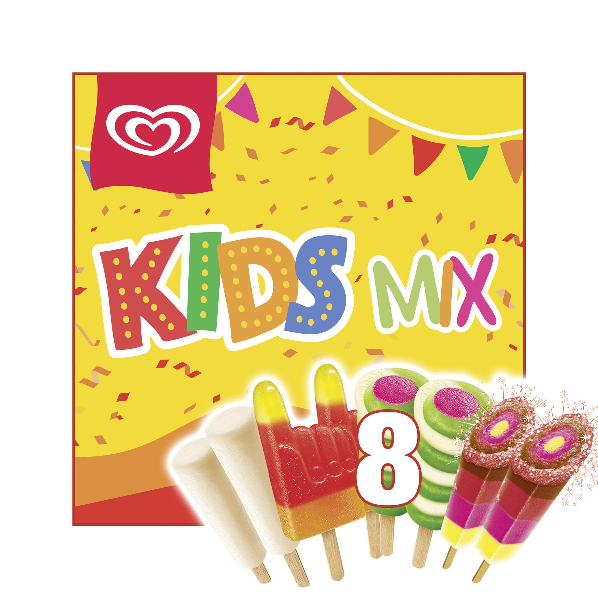 Helado kids mix Frigo p8x50ml