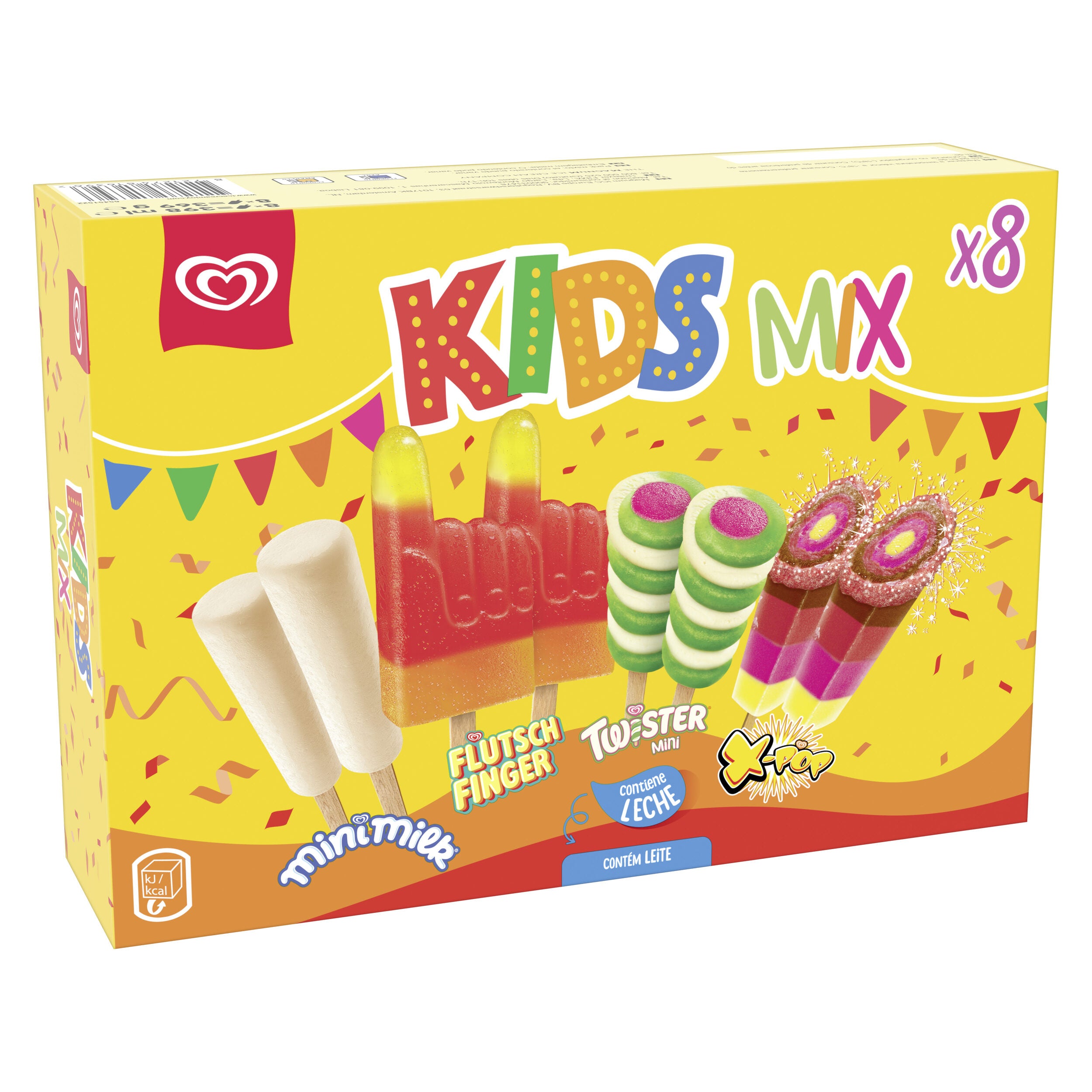 Helado kids mix Frigo p8x50ml