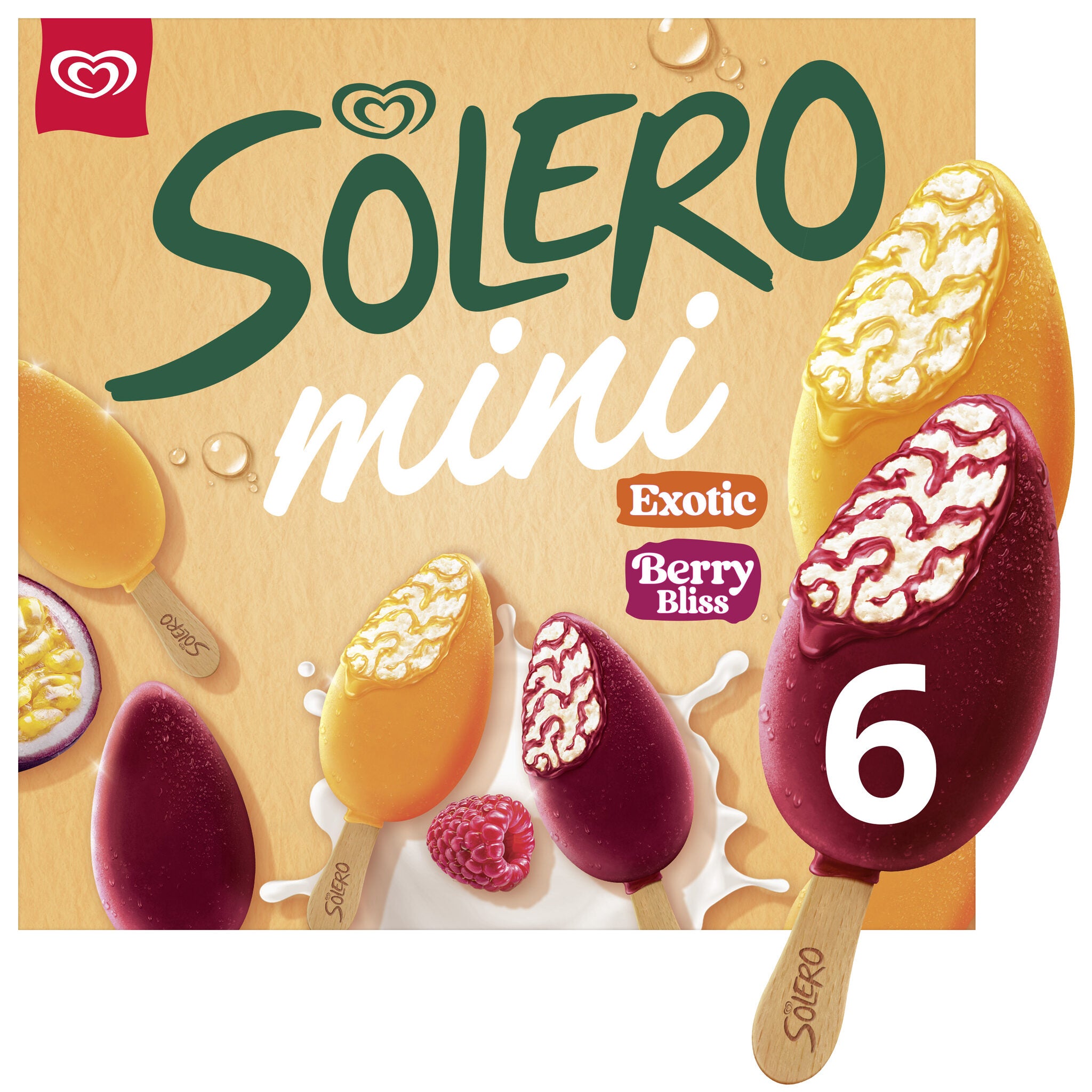 Helado mini mix Solero p6x50ml