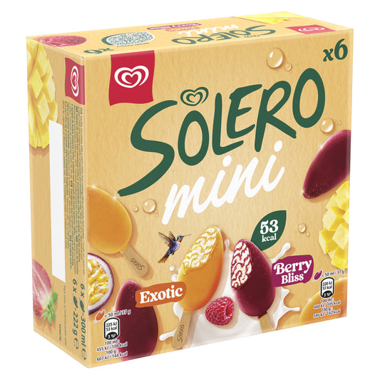 Helado mini mix Solero p6x50ml La Despensa